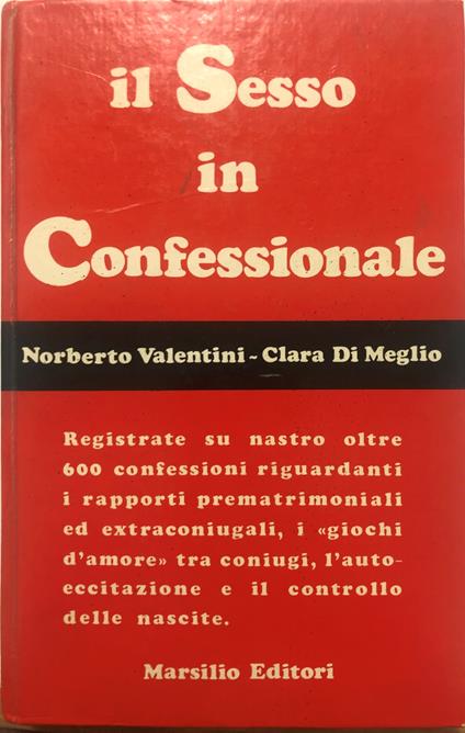 Il Sesso In Confessionale - Norberto Valentini - copertina