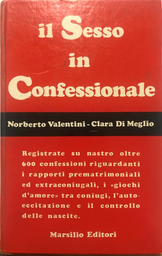 Il Sesso In Confessionale - Norberto Valentini - copertina