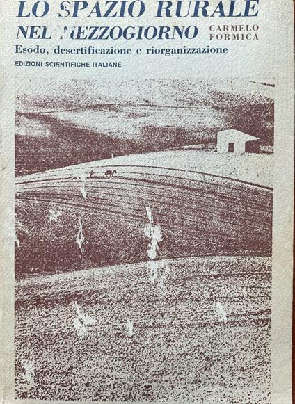 Lo spazio rurale nel Mezzogiorno. Esodo, desertificazione e riorganizzazione - Carmelo Formica - copertina
