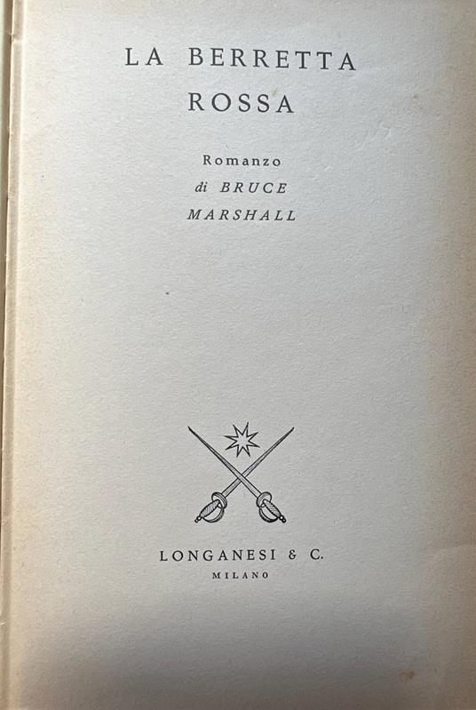 La berretta rossa - Bruce Marshall - copertina