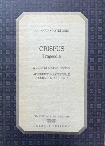 Crispus. Tragedia - copertina