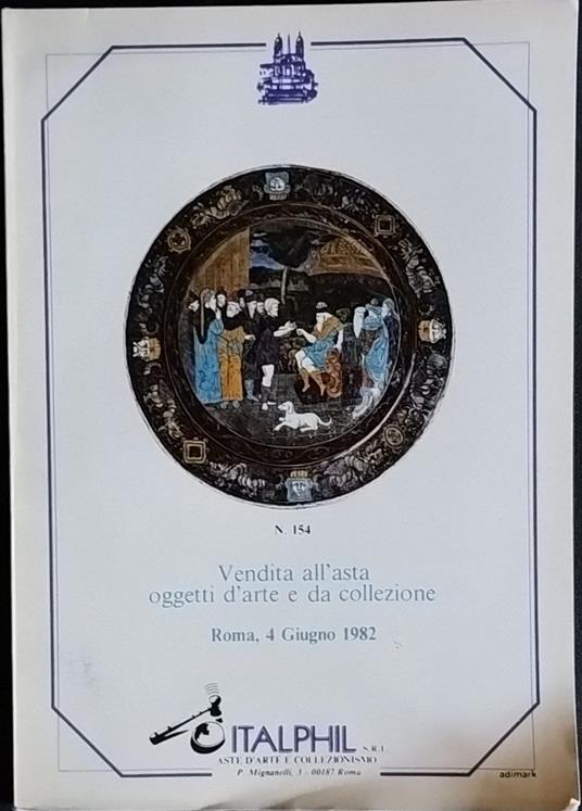 Vendita all'asta oggetti d'arte e da collezione - copertina