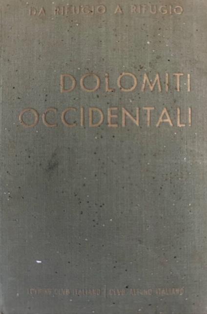 Dolomiti occidentali - copertina