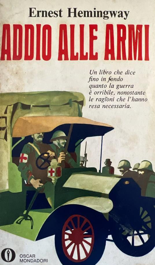 Addio alle armi - Ernest Hemingway - copertina