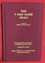 inni e canti nuziali ebraici a cura di nello pavoncello