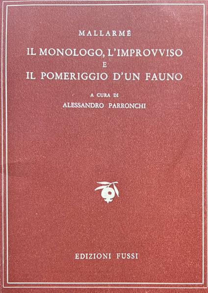 Il monologo, l'improvviso e il pomeriggio d'un fauno - copertina
