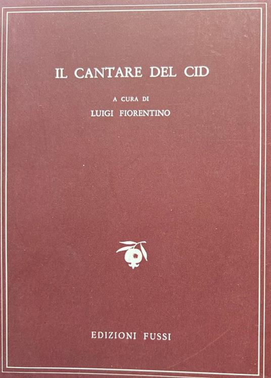 Il cantare del Cid - copertina
