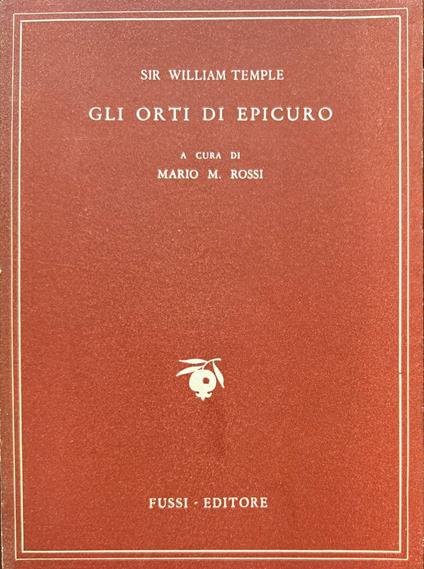 Gli orti di Epicuro - William Temple - copertina
