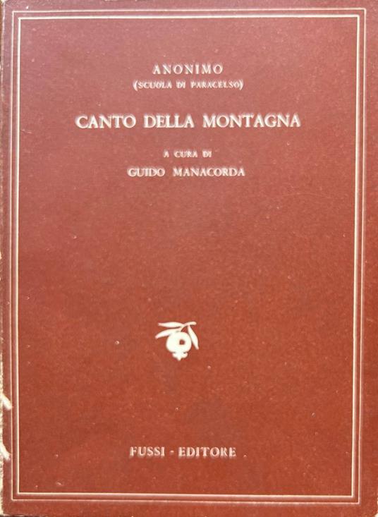 Canto della montagna - copertina