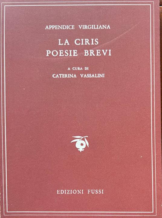 La Ciris - Poesie brevi - copertina