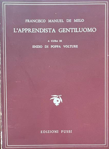 L' apprendista gentiluomo - Francisco Manuel de Melo - copertina
