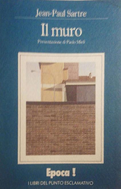 Il muro - Jean-Paul Sartre - copertina