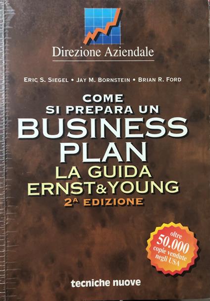 Come si prepara un business plan. La guida Ernst & Young - copertina
