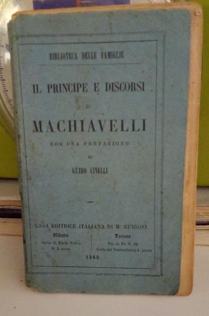 Il Principe e Discorsi di Machiavelli - copertina