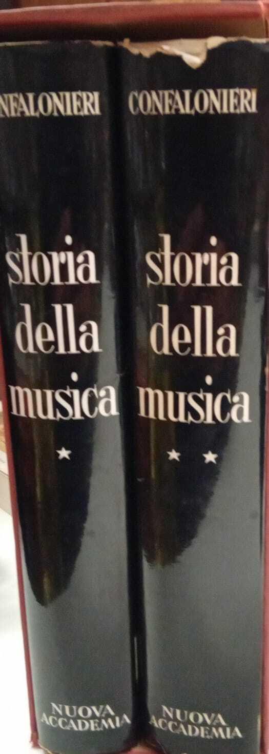 Storia della musica (due volumi) - Giulio Confalonieri - copertina