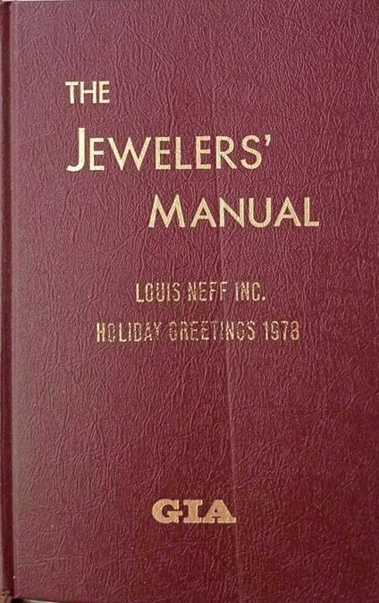The jewelers' manual - copertina