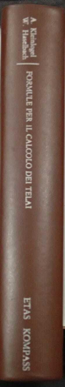 Formule per il calcolo dei telai - copertina