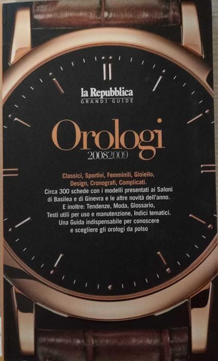 Orologi 2008 - 2009 - copertina