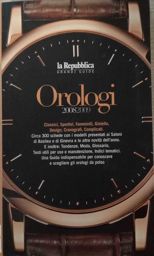 Orologi 2008 - 2009 - copertina