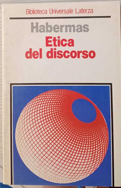 Etica del discorso - Jürgen Habermas - copertina