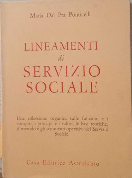 Lineamenti di servizio sociale - copertina