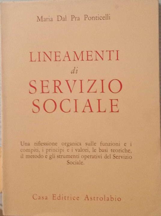Lineamenti di servizio sociale - copertina