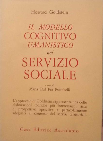 Il modello cognitivo umanistico nel servizio sociale - copertina