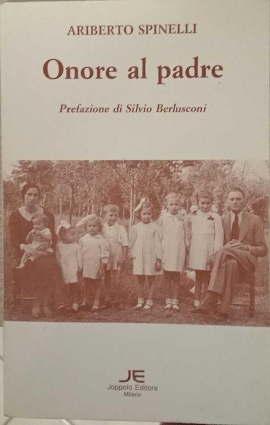 Onore al padre - copertina