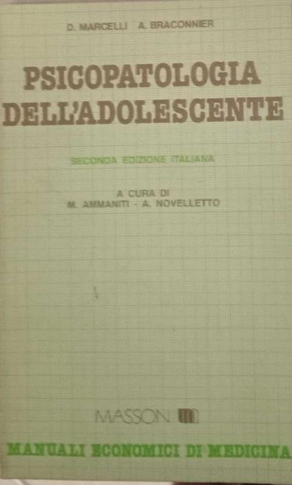 Psicopatologia dell'adolescente - copertina
