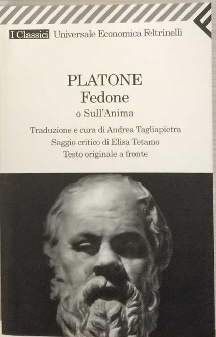 Fedone o sull'anima. Testo originale a fronte - Platone - copertina