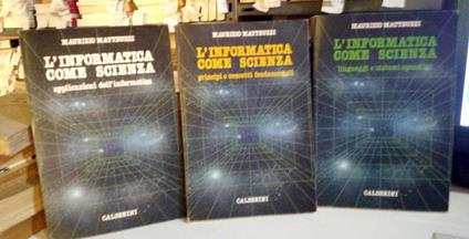 L' informatica come scienza, tre volumi - copertina