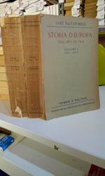 Storia d'Europa dal 1871 al 1914, 1° volume due tomi