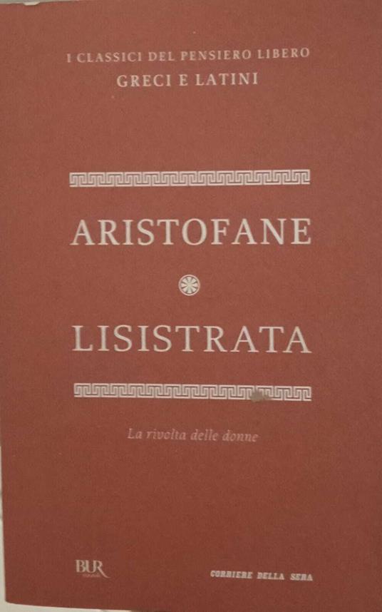Lisistrata - Aristofane - copertina