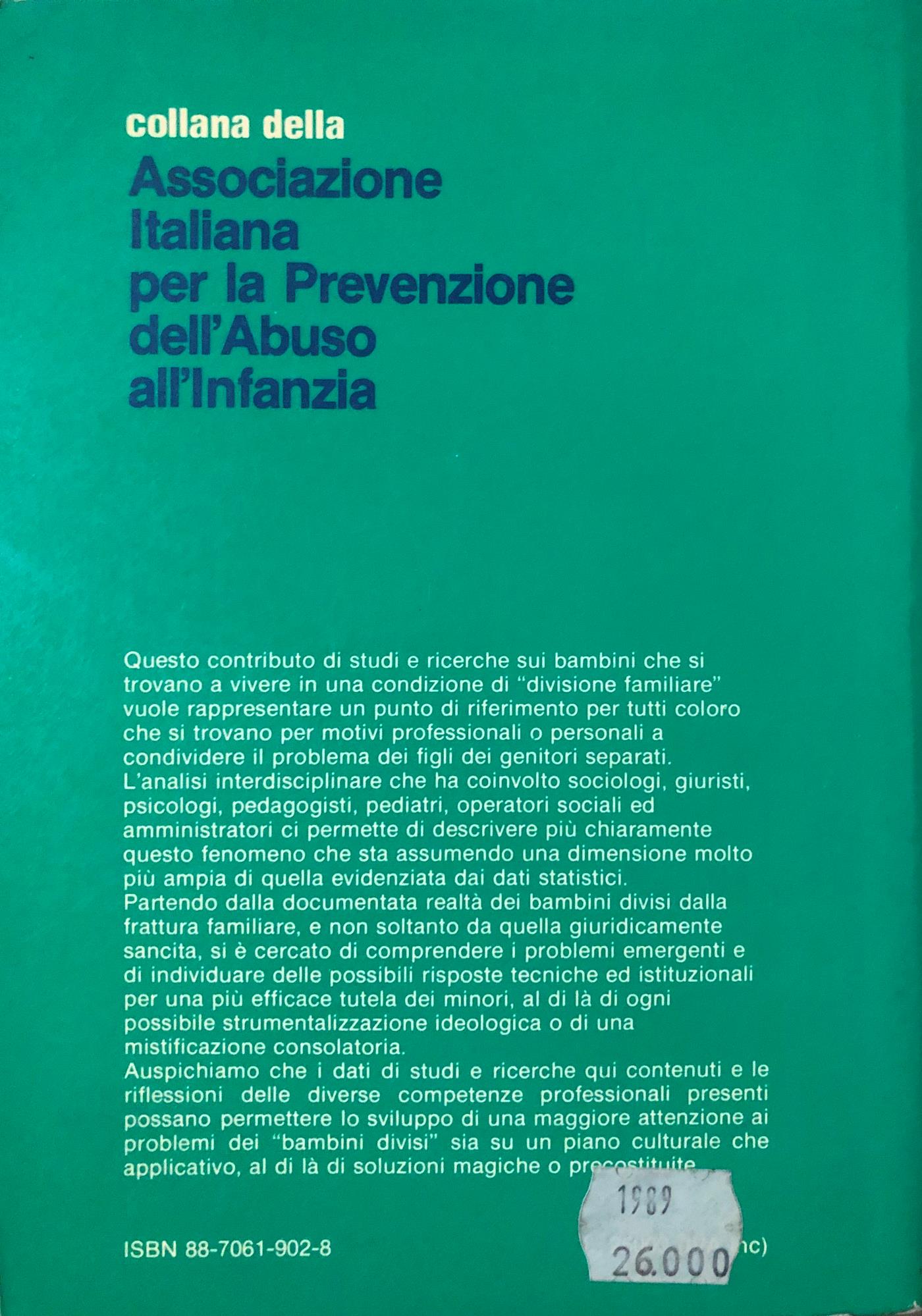 Bambini divisi. I figli dei genitori separati