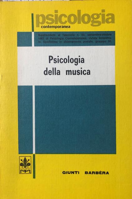 Psicologia della musica - Géza Révész - copertina