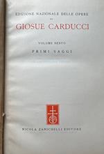 Volume sesto: Primi saggi