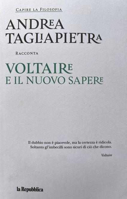 Voltaire e il nuovo sapere - copertina