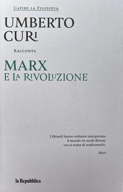 Marx e la rivoluzione - copertina
