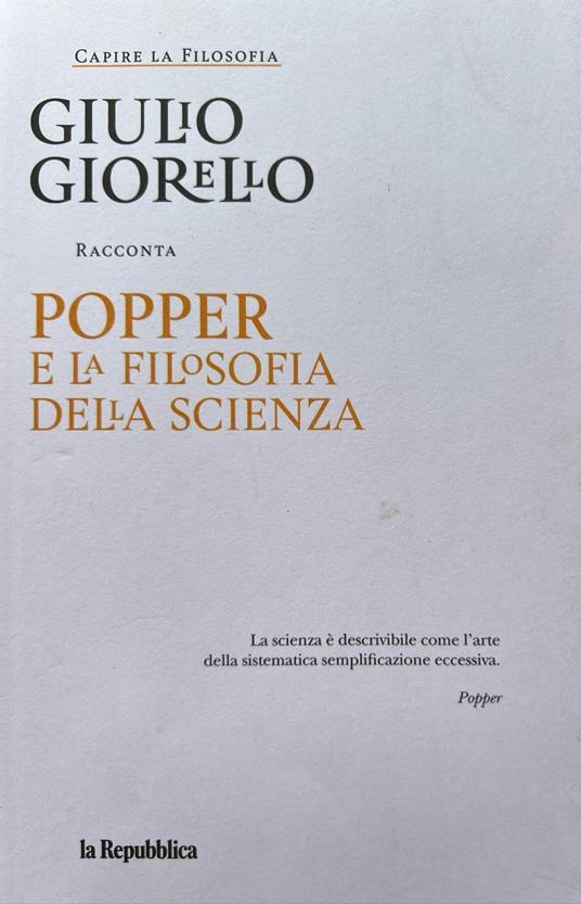Popper e la filosofia della scienza - Giulio Giorello - copertina