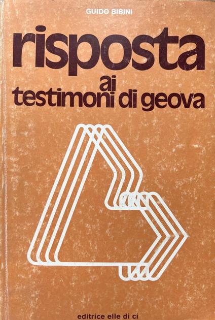 Risposta ai Testimoni di Geova - copertina