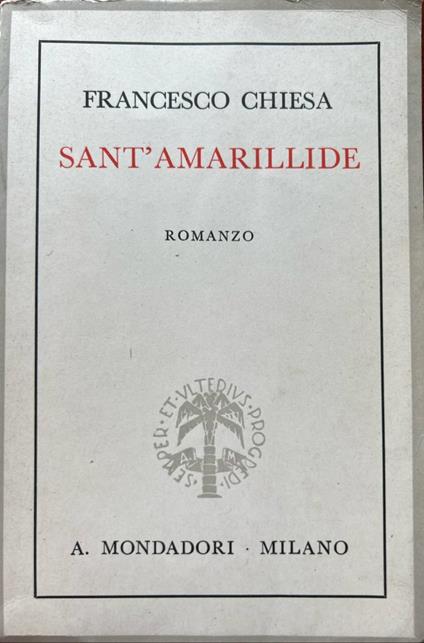 Sant'Amarillide - Francesco Chiesa - copertina