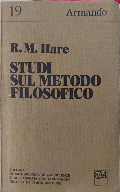 Studi del metodo filosofico - copertina