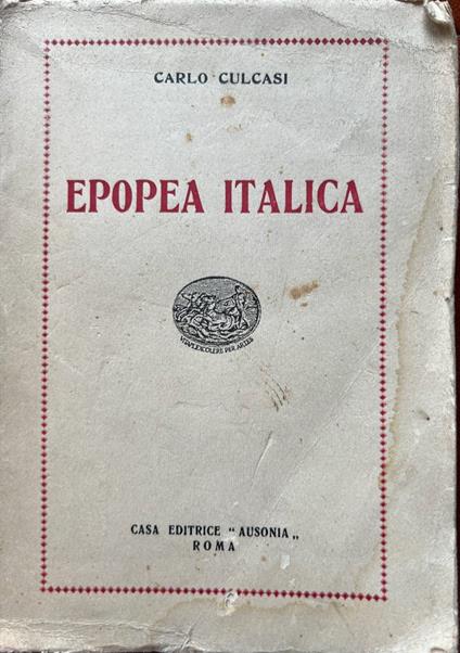 Epopea Italica - Carlo Culcasi - copertina