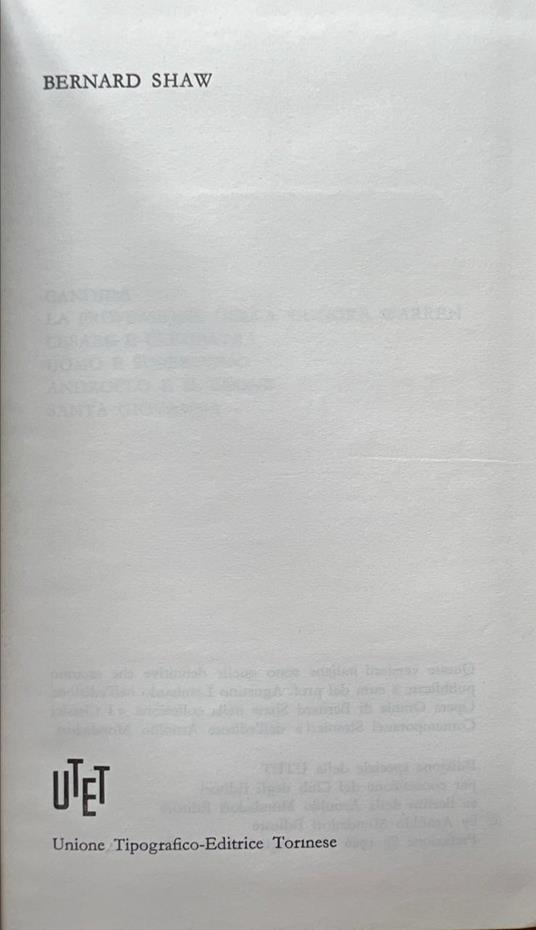 Le opere - Bob Shaw - copertina