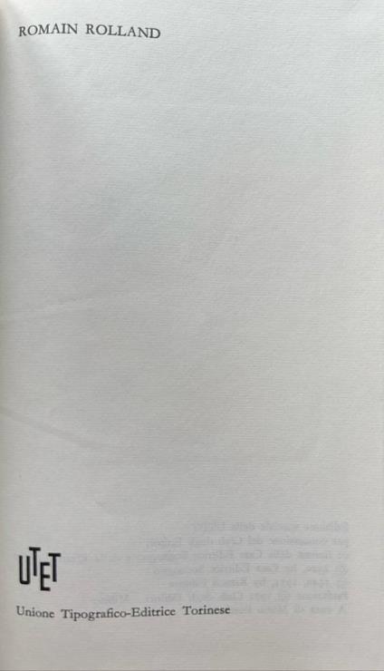 Le opere - Romain Rolland - copertina