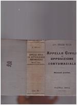 Appello Civile ed opposizione contumaciale