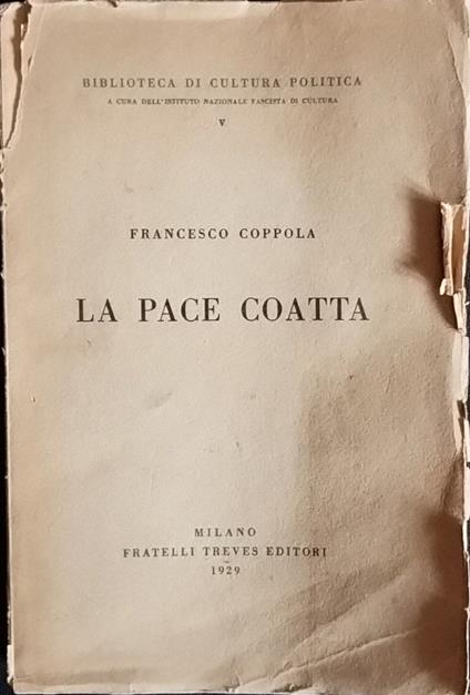 La pace coatta - Francesco Coppola - copertina