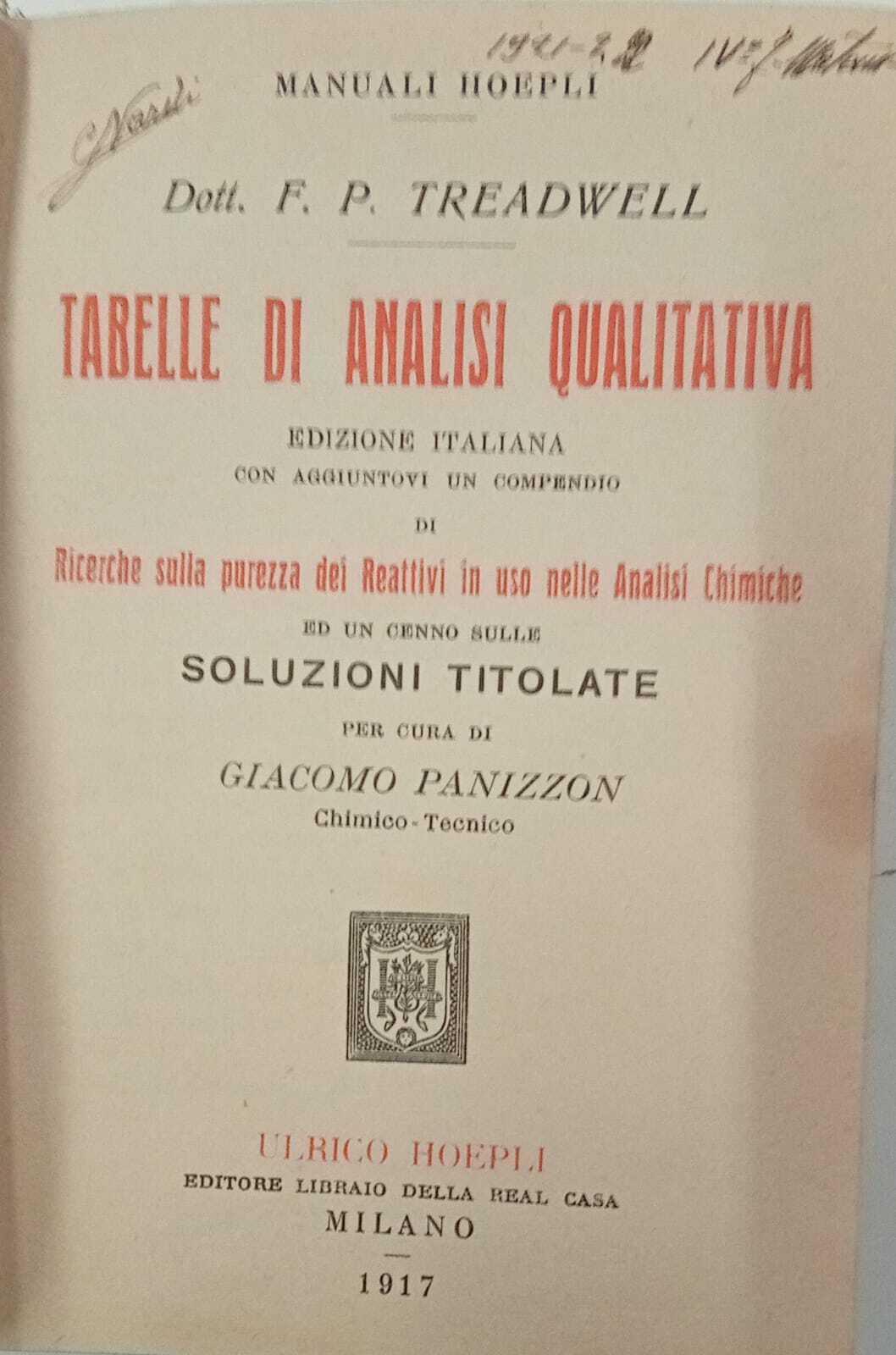 Tabelle di analisi qualitativa