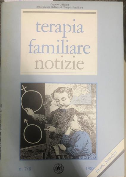 Terapia familiare Notizie n.7/8 del 1988 - copertina