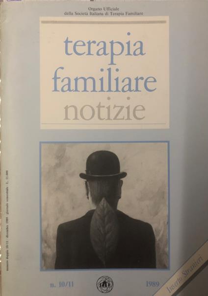 Terapia familiare Notizie n.10/11 del 1989 - copertina
